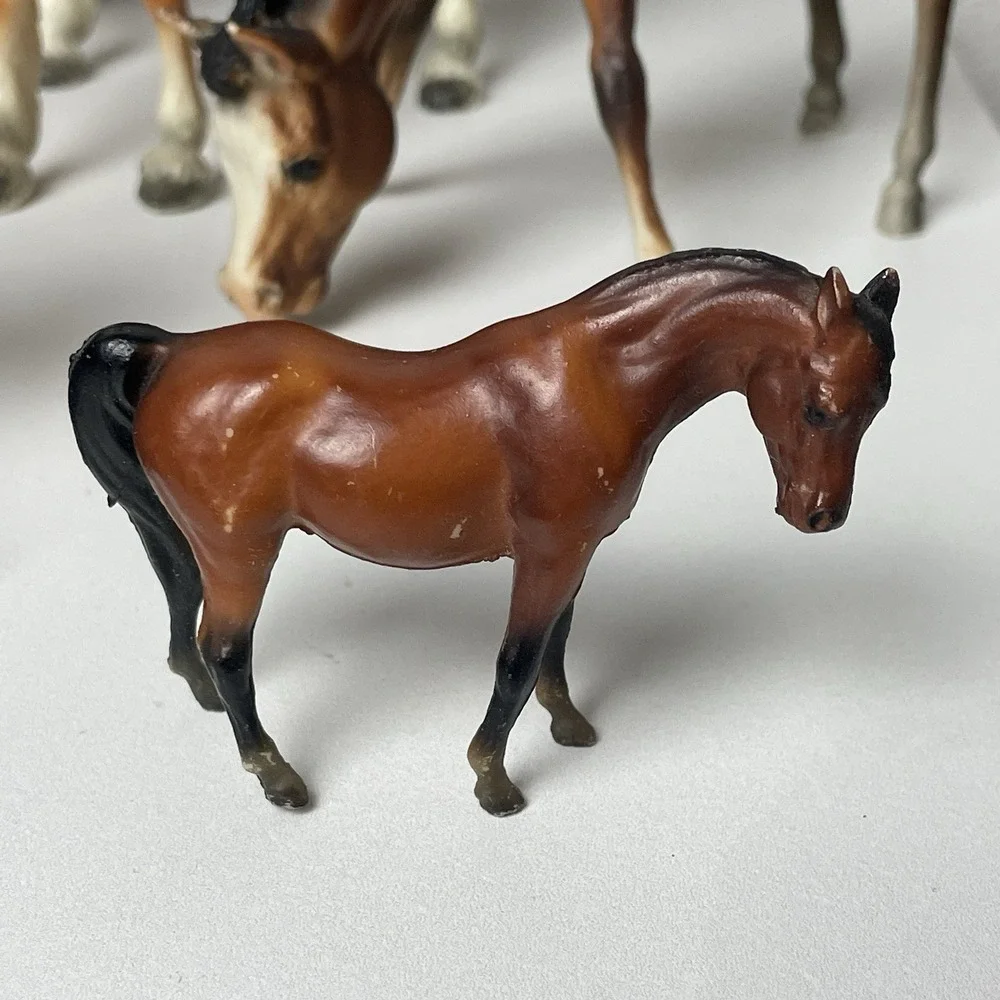 Vintage BREYER Horses Toy Model Figures Mixed LOT of 12 Various Sizes
